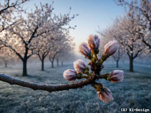 Strategien zur Verzögerung der Kirschblüte zur Reduzierung von Frostschäden**