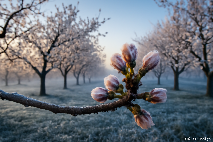 Strategien zur Verzögerung der Kirschblüte zur Reduzierung von Frostschäden**