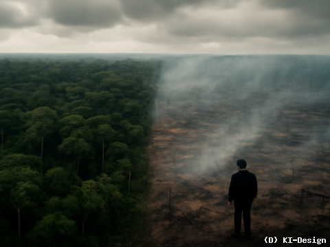 Die Auswirkungen von Bolsonaros Rhetorik auf die Abholzung des Amazonas**